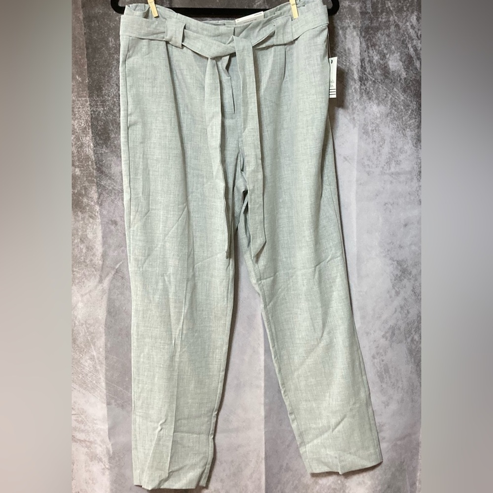 Ophelia Roe paperbag waist pant gray 12